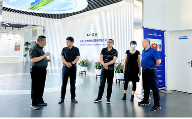 石嘴山市高新技術產業開發區管委會赴中水三立數據技術股份參觀調研，共促環境保護監測發展